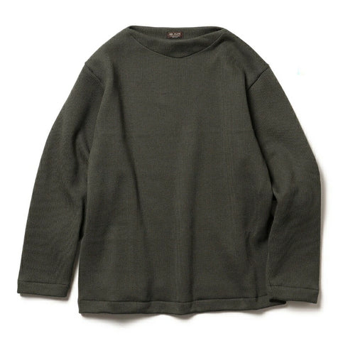 MR.OLIVE / DOUBLE FACE AZE / BOAT NECK SHIRT ダブルフェイス畦/ボートネックシャツ